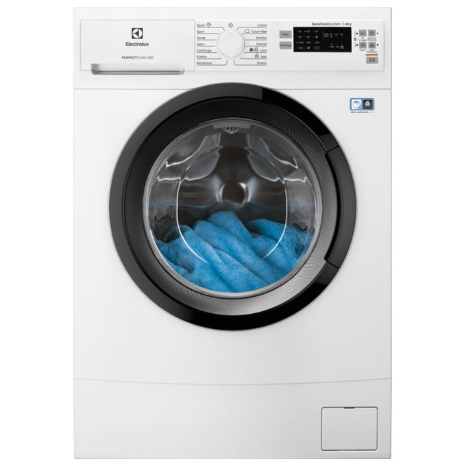 Electrolux EW6T56A PerfectCare 600 Lavatrice Carica dall'Alto 6 Kg 1200 rpm Classe A SensiCare Vapore Anti-Allergy TimeSave (89x40x60 cm) colore Bianco