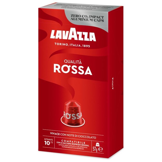 Lavazza 7004 Capsule Caffe' Lavazza Nespresso Qualita' Rossa