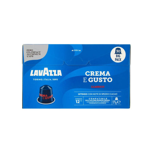 Lavazza 7034 Capsule Caffe' Nespresso Crema e Gusto 30 Pezzi