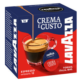 Lavazza, 16 Capsule Caffè Crema e Gusto, Sistema A Modo Mio, Tostatura Media