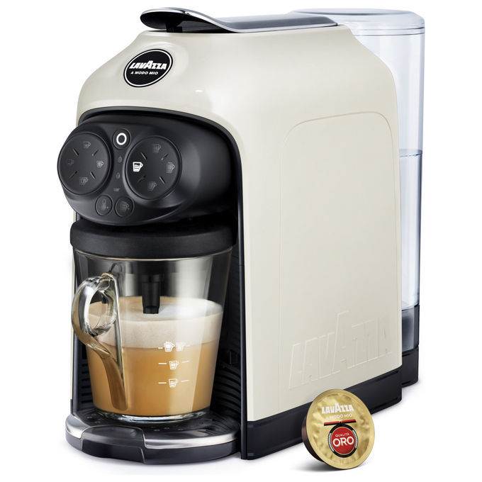 Lavazza Deséa, Macchina Caffe' Automatica a Capsule, 1.1 L, Bianco