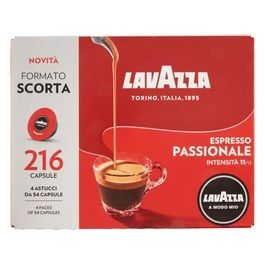 Lavazza A Modo Mio Caffe' Passionale 216 Capsule