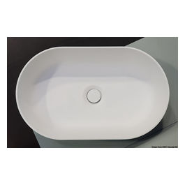 Lavello Semiovale In Ocritech Bianco 450x260 Osculati