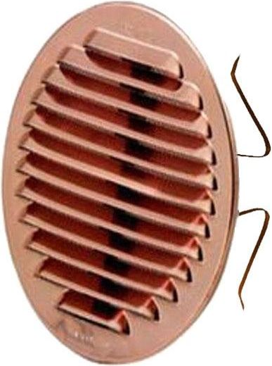 Laventilazione Griglia alluminio 175 Tonda Rete 125/160 Molle Ramata