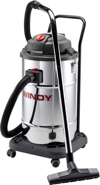 LAVOR 40009-00016 Windy 165 IF Aspiratore a cilindro Secco e bagnato 65 L 1400 W Filtro tessuto e schiuma colore Nero Argento