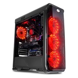 LC Power LC-988B-ON Red Typhoon Midi-Tower Nero