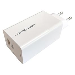 LC-CH-GAN-65 Caricabatterie per Dispositivi Mobili Bianco Interno