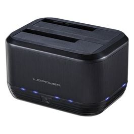 LC Power LC-DOCK-U3-III Docking Station per Unita' di Archiviazione USB 3.0 Type Micro-B Nero