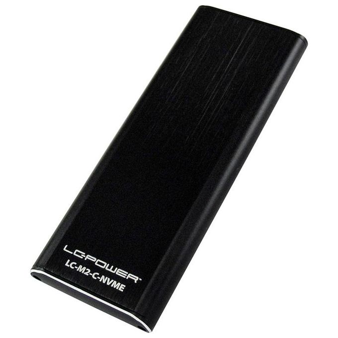 LC-Power LC-M2-C-NVME Contenitore di Unita' di Archiviazione M.2 Alloggiamento SSD Nero