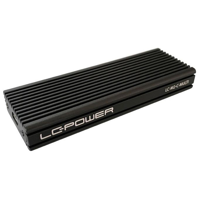 LC-Power LC-M2-C-MULTI Contenitore di Unita' di Archiviazione Box Esterno SSD Nero M.2