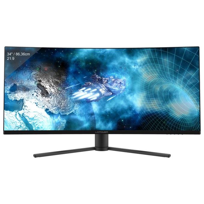 LC-Power Monitor Flat 34'' LC-M34-UWQHD-144-C-V2 3440x1440 Tempo di risposta 4 ms