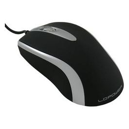 LC-Power M709BS Mouse con Filo Usb 1000 DPI Nero