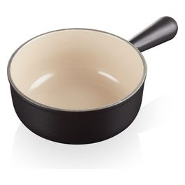 Casseruola Savoiarda in Ghisa Vetrificata 22cm Nero Matte