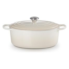 Le Creuset Cocotte Ovale Evolution in Ghisa Vetrificata 31cm Meringue