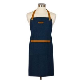 Grembiule Chef Tela di Cotone Lungo 88cm Denim