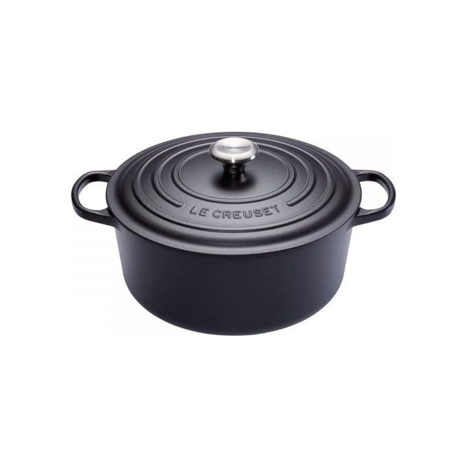 Le Creuset Signature Casseruola Rotonda 24cm Nero