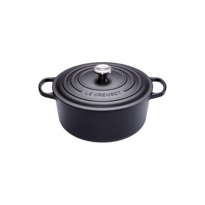 Image of Le Creuset Signature Casseruola Rotonda 20cm Nero