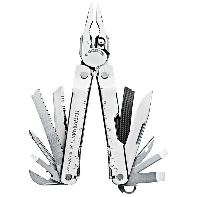 Leatherman Attrezzo Multifunzione Super Tool 300 (19x) Inox