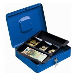 Cassetta Metallo 30x24x9 Cm Blu