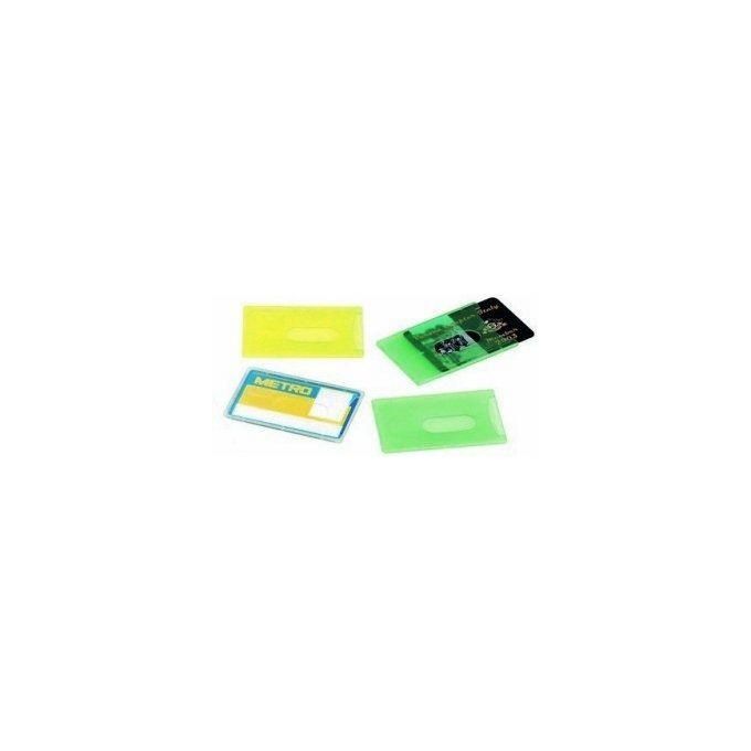 Lebez Confezione 100 Portacard Rigidi Colori assortiti