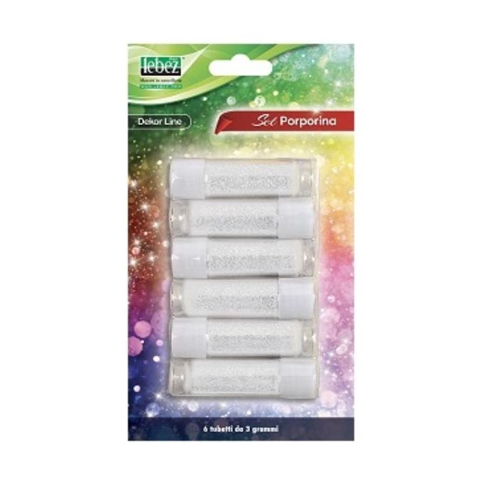 Lebez Confezione 6 Porporina 3 Grammi Blister Bianco