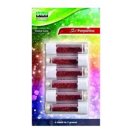 Lebez Confezione 6 Porporina 3 Grammi Blister Rosso