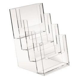 Portadepliant A5 16,5x24x14cm Trasparente