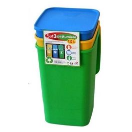 Pattumiera Eco Smart 3 Pezzi 50Lt