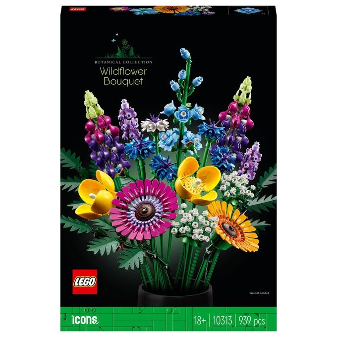LEGO Icons 10314 Centrotavola di Fiori Secchi Finti, Botanical Collection  in Vendita Online