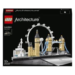 LEGO Architecture 21034 Londra, con London Eye, Big Ben e Tower Bridge, Modellismo Monumenti, Set da Collezione, Idea Regalo