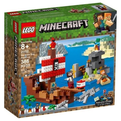 LEGO Minecraft Avventura Sul Galeone Dei Pirati 21152
