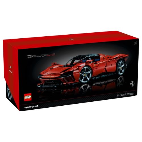 LEGO Technic 42143 Ferrari Daytona SP3, Modellino Auto da Costruire Supercar Scala 1:8, Set Collezione Adulti, Idea Regalo