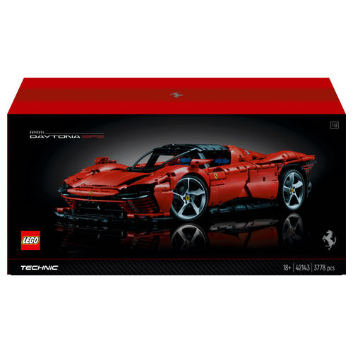 LEGO, Ferrari Daytona SP3 Technic, Set di Costruzione, 3778 Pezzi