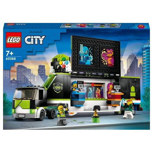 LEGO City 60388 Camion dei Tornei di gioco, Veicolo Giocattolo per i Fan dei Videogiochi e di eSport, Idee Regalo per Bambini