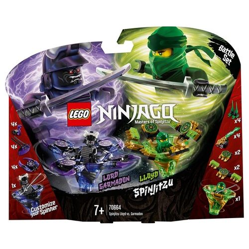 LEGO Ninjago Lloyd Contro Garmadon Spinjitzu 70664