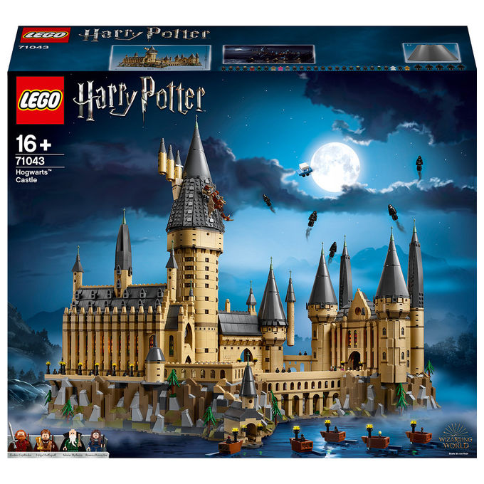Lego set costruzione castello di hogwarts harry potter 6020 pezzi 16 anni collezione 71043
