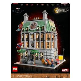 LEGO Marvel 76218 Sanctum Sanctorum, Modellino da Costruire Modulare a 3 piani, Minifigure di Doctor Strange e Iron Man