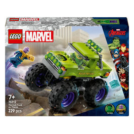 76312 Truck di Hulk contro Thanos Supereroi Set Costruzioni 229 Pezzi 7+ Anni