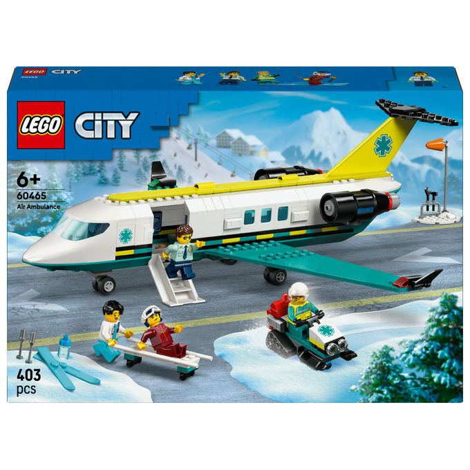 LEGO Aereo Ambulanza di Emergenza 6+ Anni 403 Pezzi