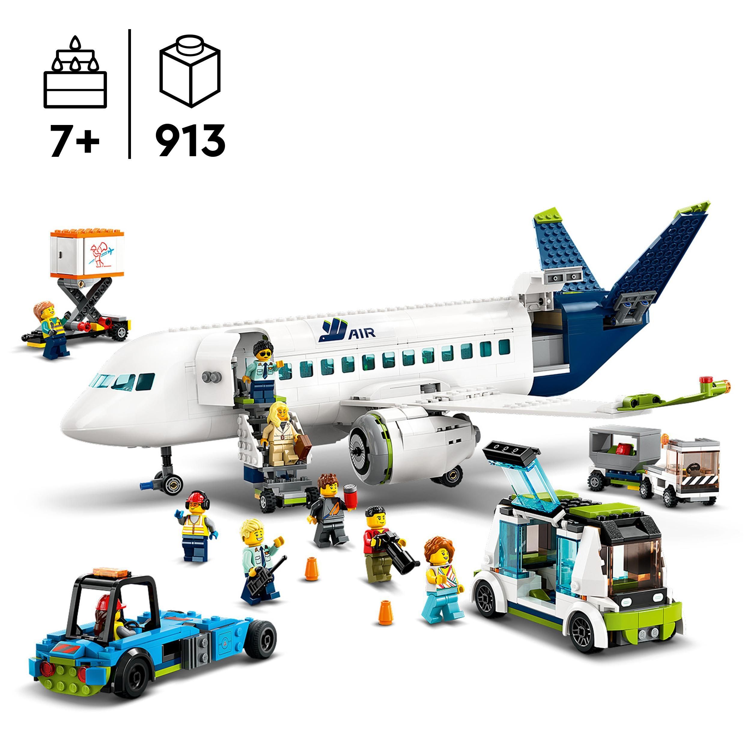 LEGO 60262 City Airport Aereo passeggeri : : Giochi e