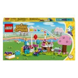 LEGO Animal Crossing 77046 Festa di Compleanno di Giuliano, Giochi Creativi per Bambini 6+, Minifigure di Unicorno Giocattolo