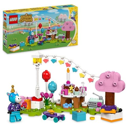 Animal Crossing 77046 Festa di Compleanno di Giuliano, Giochi Creativi per Bambini 6+, Minifigure di Unicorno Giocattolo