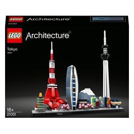 LEGO Architecture Tokyo Modellino da Costruire, Progetto Fai da Te da Collezione, Set Decorazione per Casa, Hobby Creativo per Adulti
