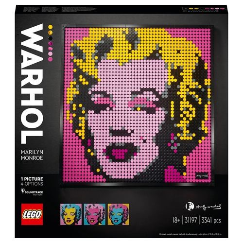 LEGO Art Andy Warhol's Marilyn Monroe