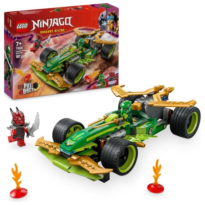 Lego Auto Racer Pull-back Lloyd Ninjago 71828 Modellino da Corsa