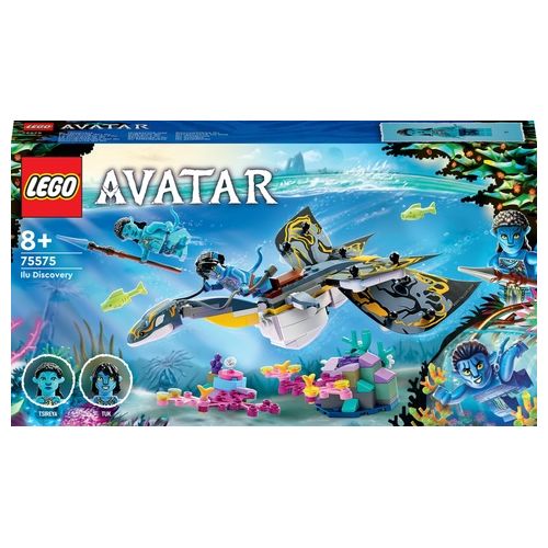LEGO Avatar 75575 La Scoperta di Ilu, Set Film La Via dell'Acqua da Collezione, Creatura Giocattolo Subacquea Simile ad Animale