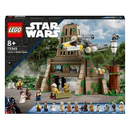 LEGO 75365 Star Wars: A New Hope Base Ribelle su Yavin 4 con 10 Minifigure, 2 Droidi, Starfighter Y-wing e Sala Comando