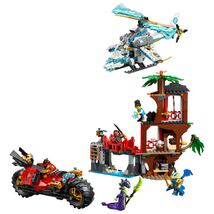 Lego Battaglia alla Casa sull'Albero con Veicolo Ninja Set Ninjago 71857