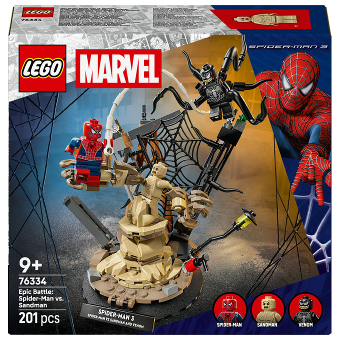 LEGO Battaglia Epica Spider-Man vs Sandman Set costruzioni 201 Pezzi