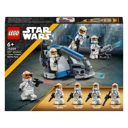 LEGO Star Wars 75359 Battle Pack Clone Trooper della 332a Compagnia di Ahsoka, Giochi da Costruire con Veicolo e Minifigure